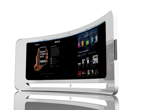 iView : concept iMac courbe et recto-verso